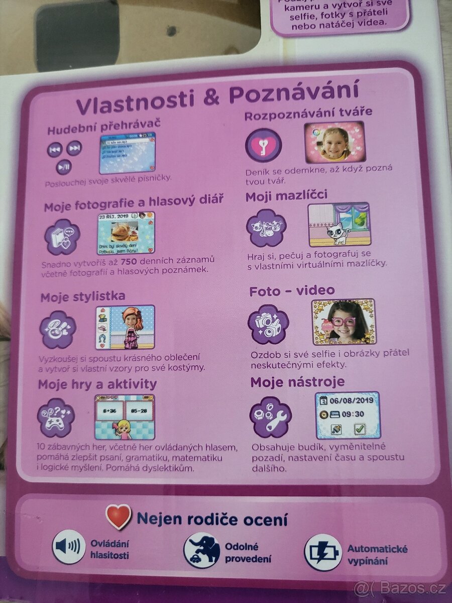 Můj tajný deník Vtech - růžový, český - 2