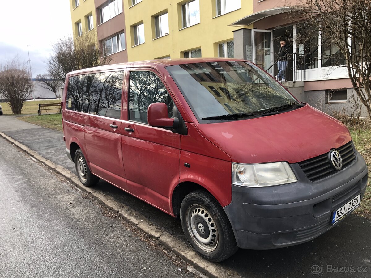 Vw t5 transportér 1.9 tdi 77 kw. 8 mist - 2