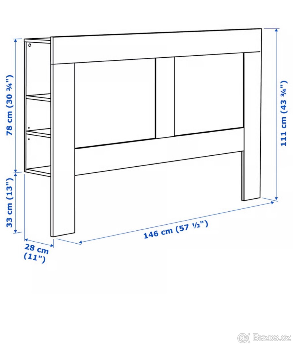 Čelo postele Ikea - 2