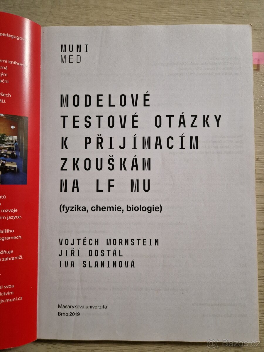 LF MUNI Modelové otázky - 2