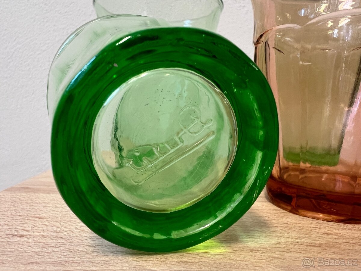 Mix retro lisované sklo - 2