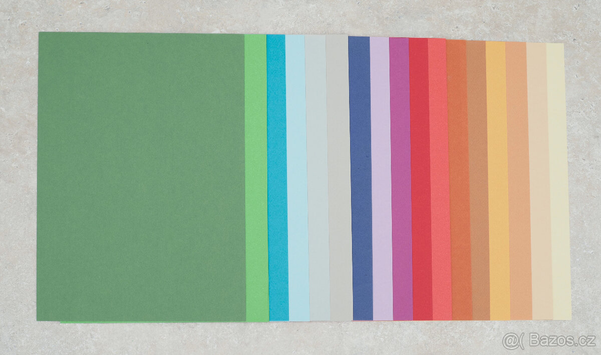 barevné papíry A4 - 2