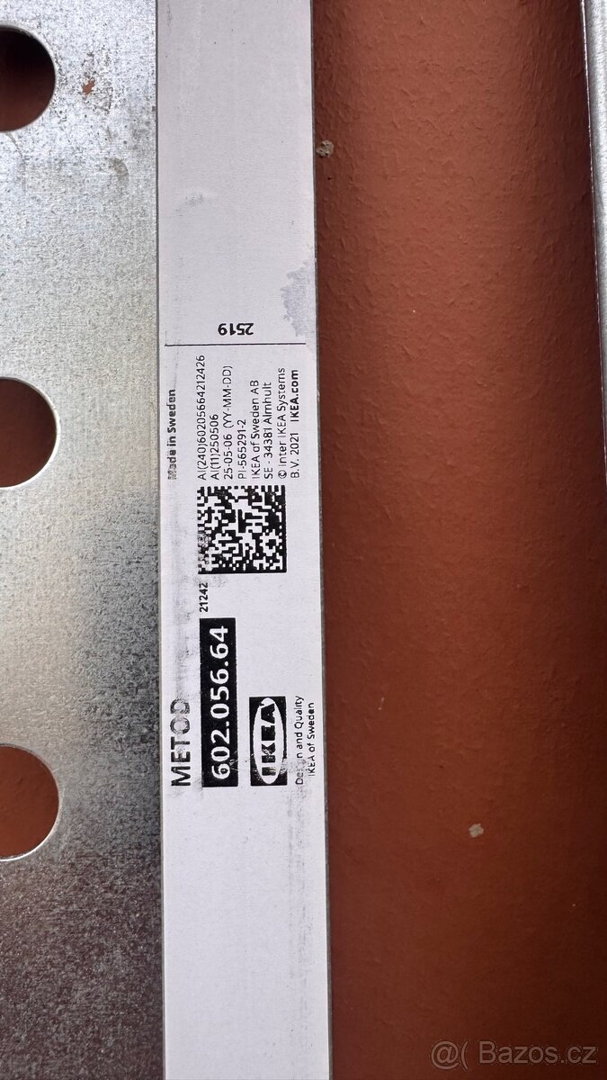 Závěsná lišta IKEA METOD - 2