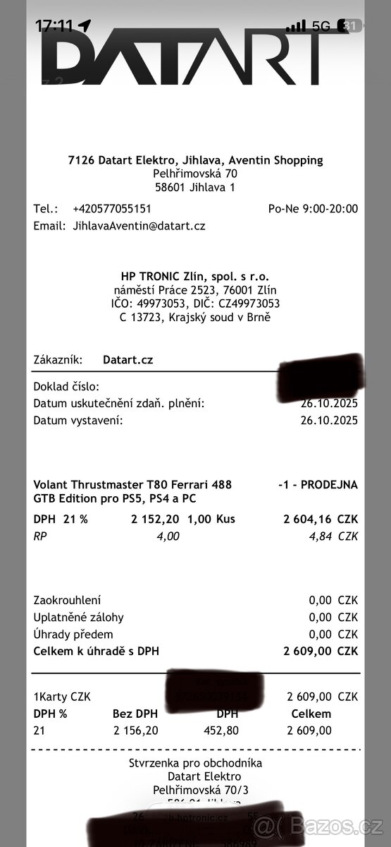 Volant s pedály Thrustmaster t80 Ferrari - 2