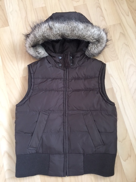 Hnědá dámská vesta zn.Aeropostale, vel.M - 2