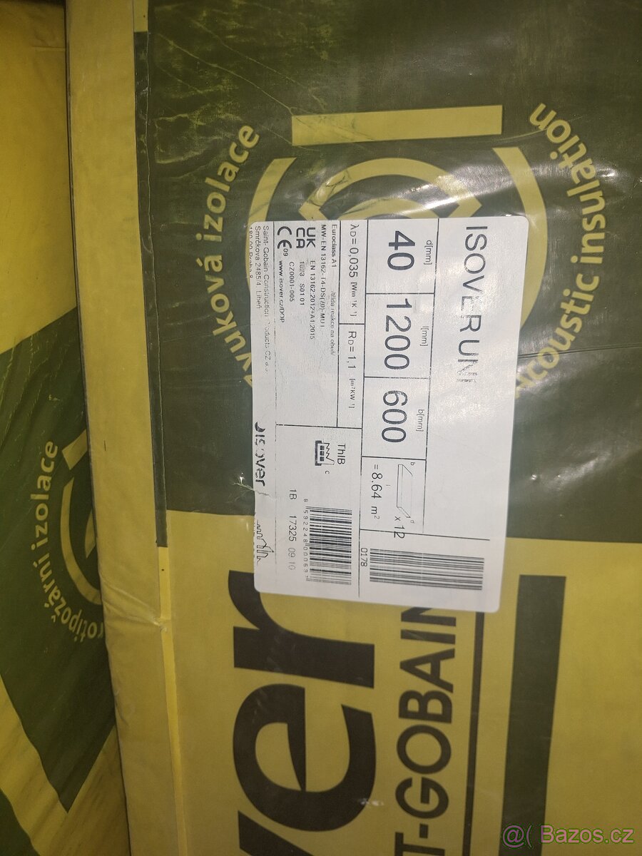 Kamenná vata ISOVER UNI 40mm - 2