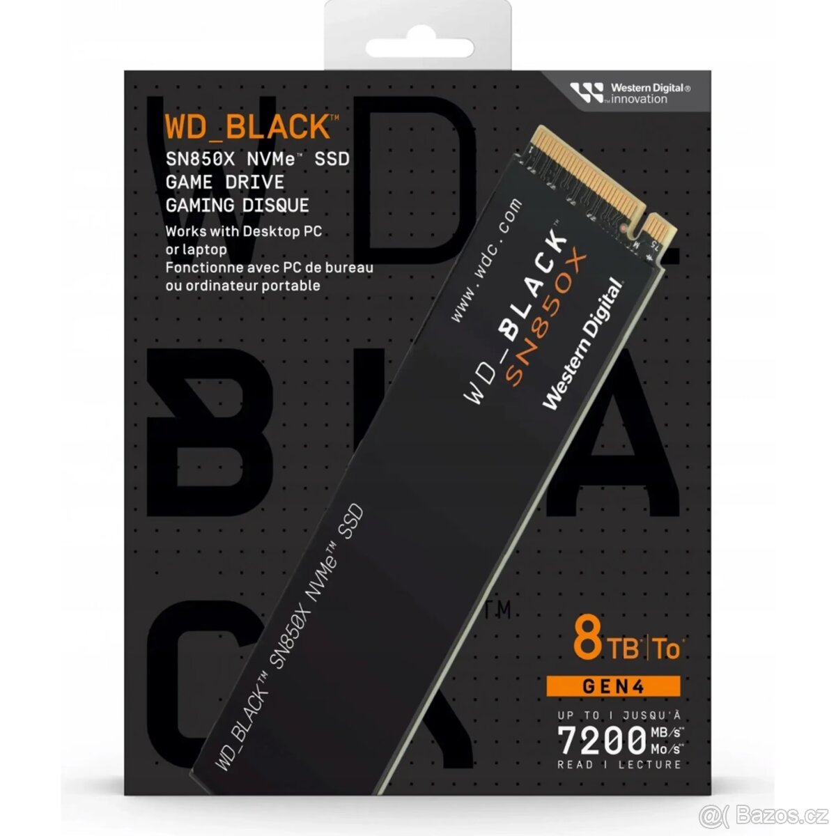 SSD DISK WD Black SN850X 8TB - 2