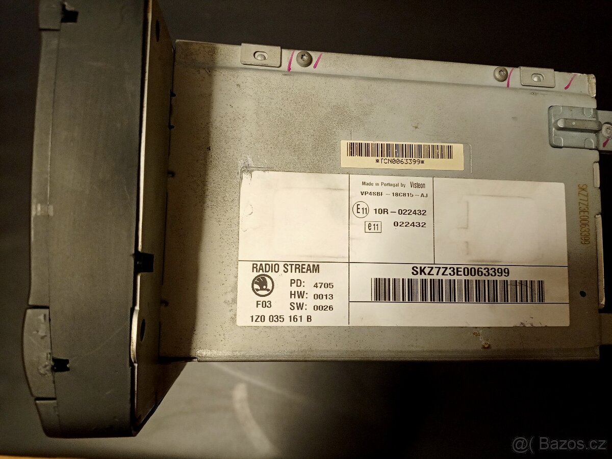 Autorádio škoda auto Stream O2 - 2