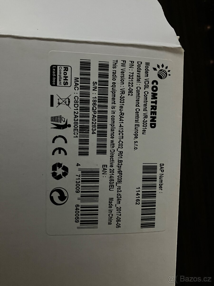 Modem VDSL COMTREND VR-3031eu - 2