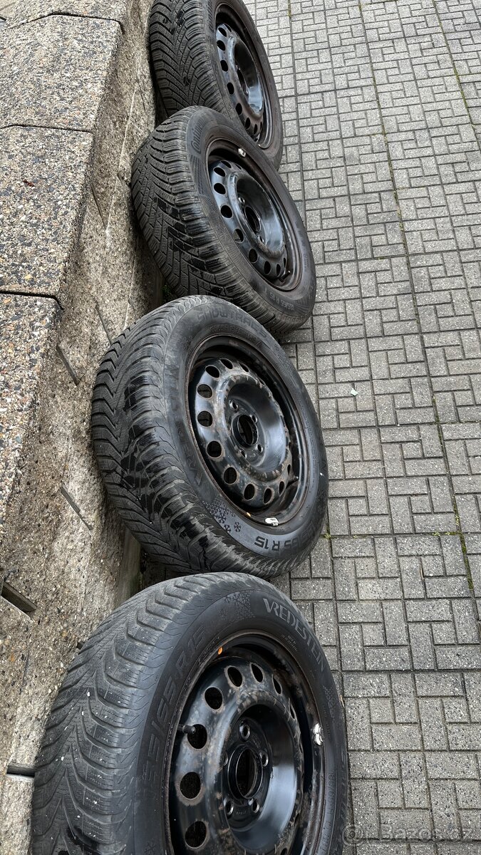 Prodám plechové disky R15 na 5 šroubů. - 2