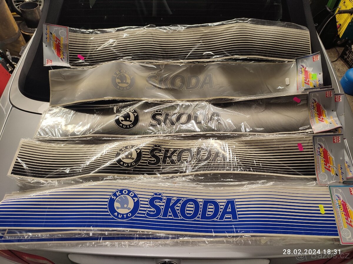 Samolepky na dveře auta škoda - 2