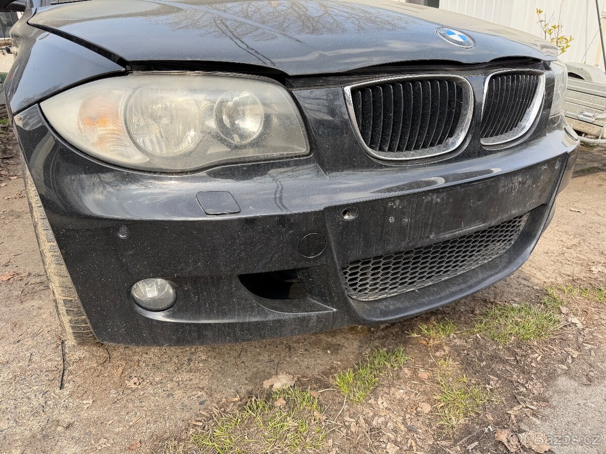 BMW E87 M-Paket přední nárazník Schwarz 2 - 2