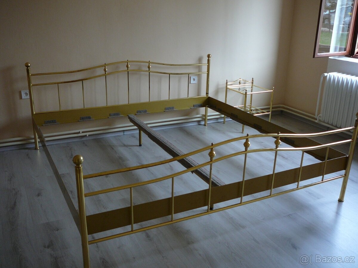 Mosazná manželská postel - 2