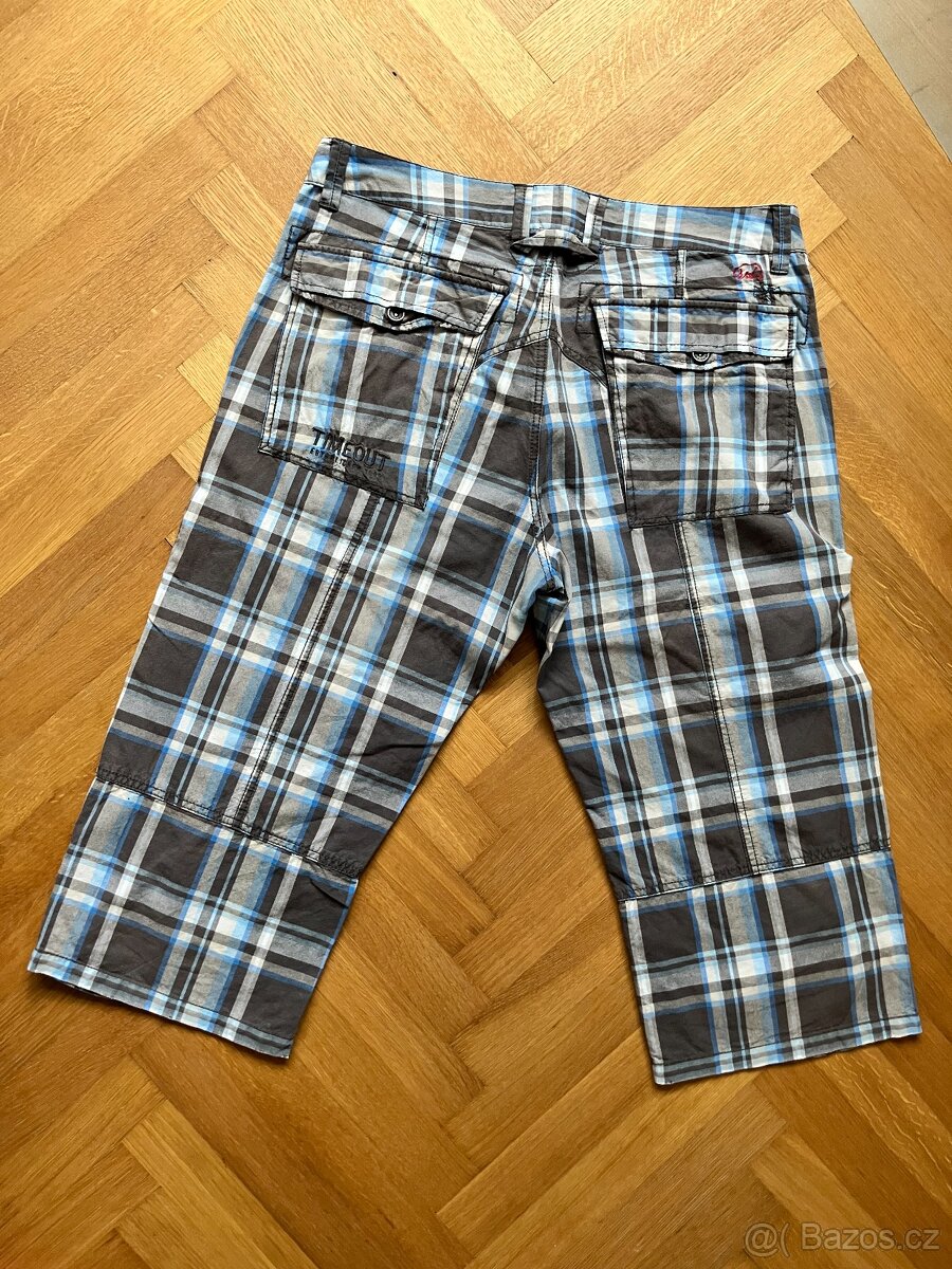 Pánské kostkované 3/4 kraťasy Timeout vel. 52 - 2