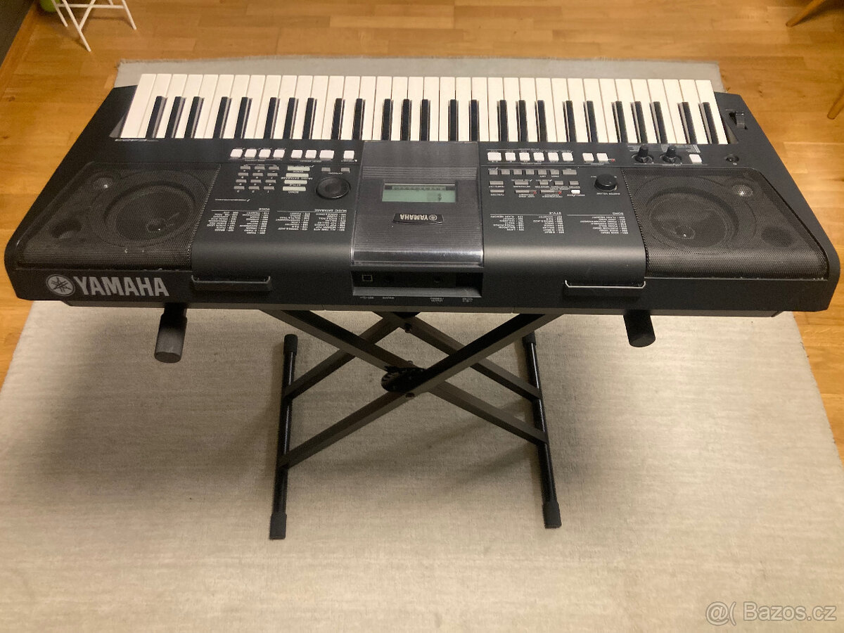 Klávesy Yamaha PSR E423 + skládací stojan - 2