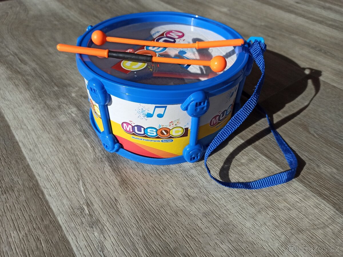 Hudební nástroje - Bubínek, flétna - 2