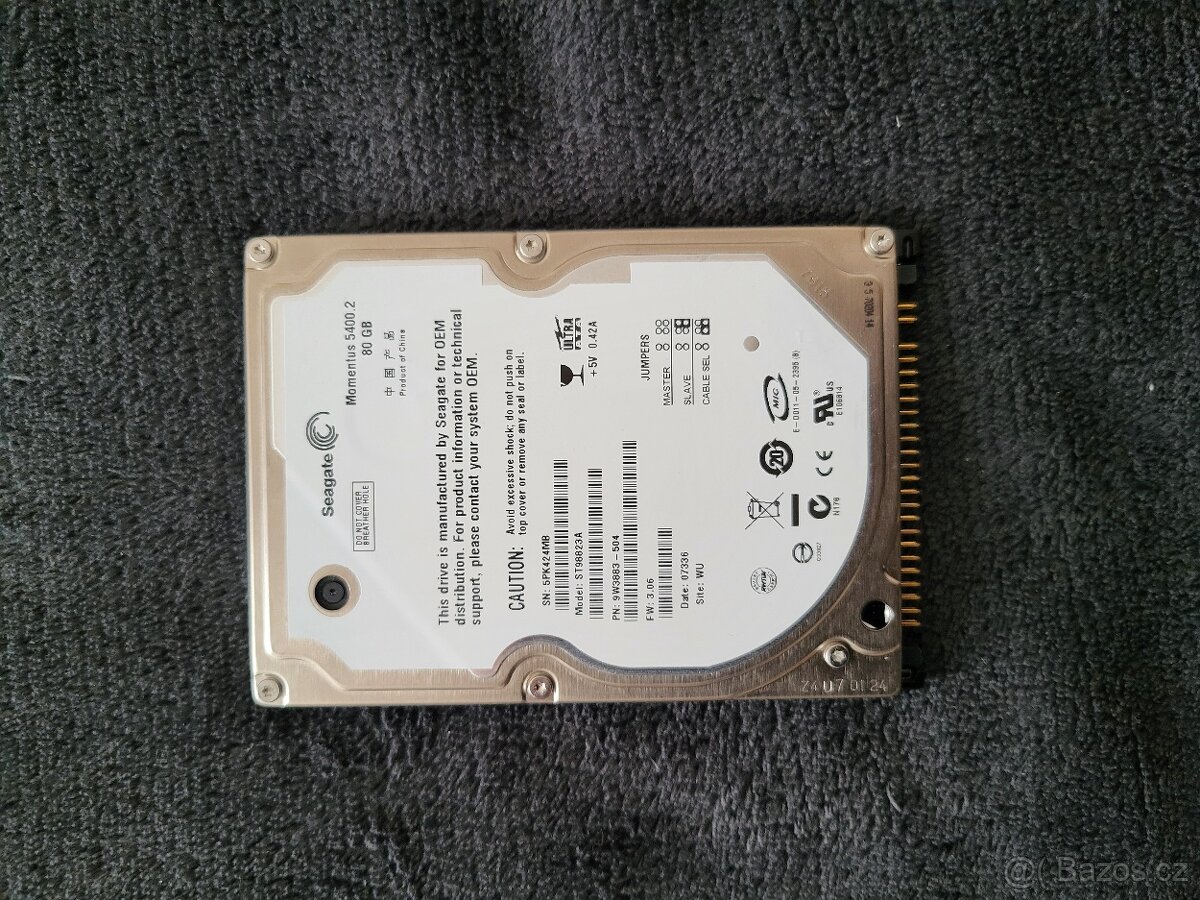 Pevné disky HDD 2.5", 3.5"/ SATA, IDE - 2
