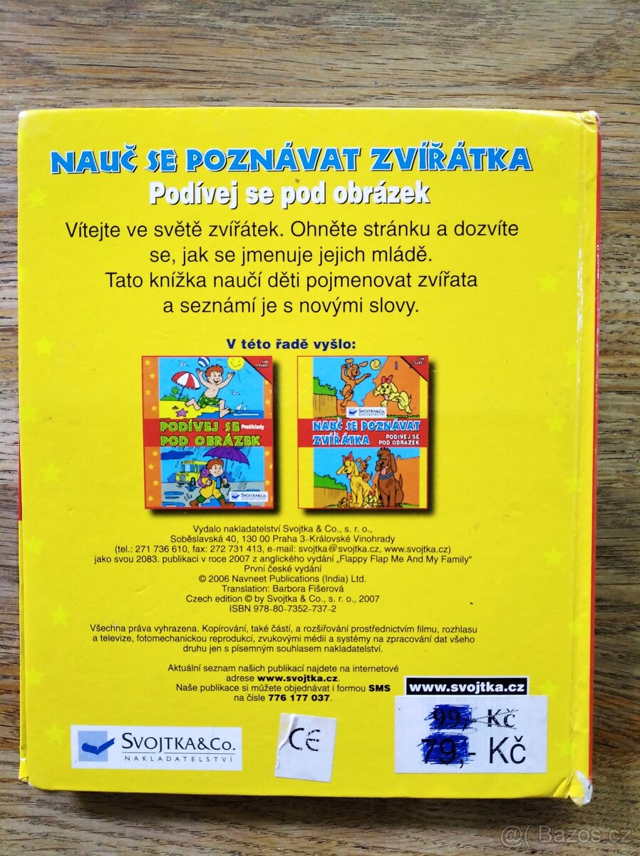 Dětská knížka Nauč se poznávat zvířátka SVOJTKA - 2