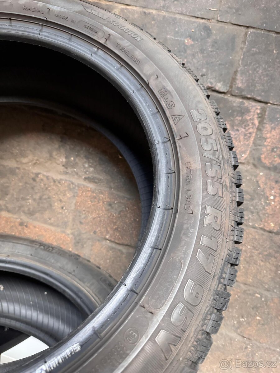 Prodám zimní pneu 205/55/17 Kamiq - 2
