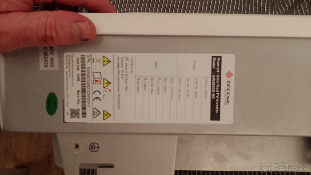 fotovoltaický střídač Godwee 1-fázový - 2