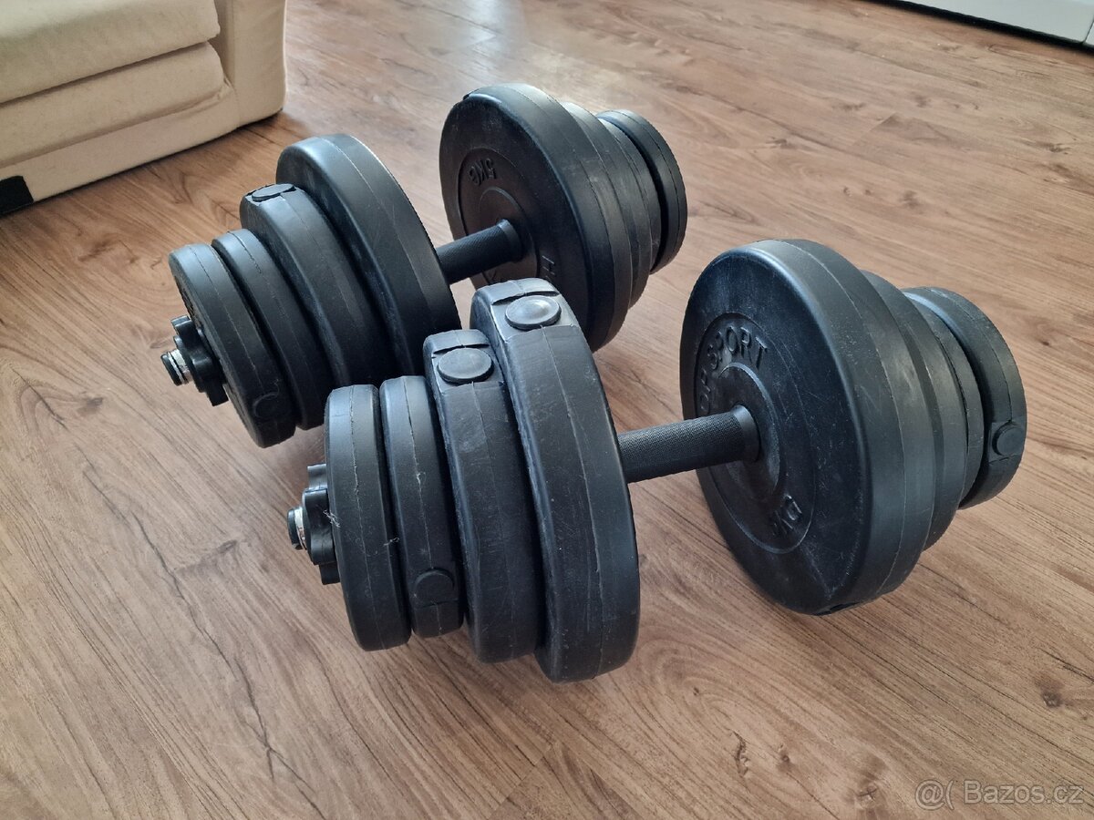 Jednoruční činky 2x - 2