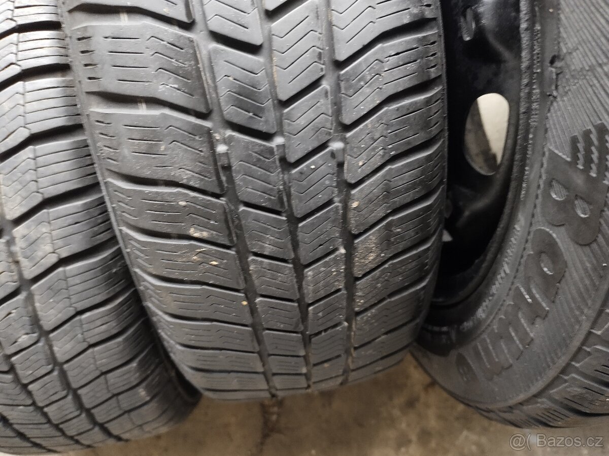 185/60 R14 M+S ZIMNÍ POLARIS + DISKY 5X100 FABIA - 2kusy - 2