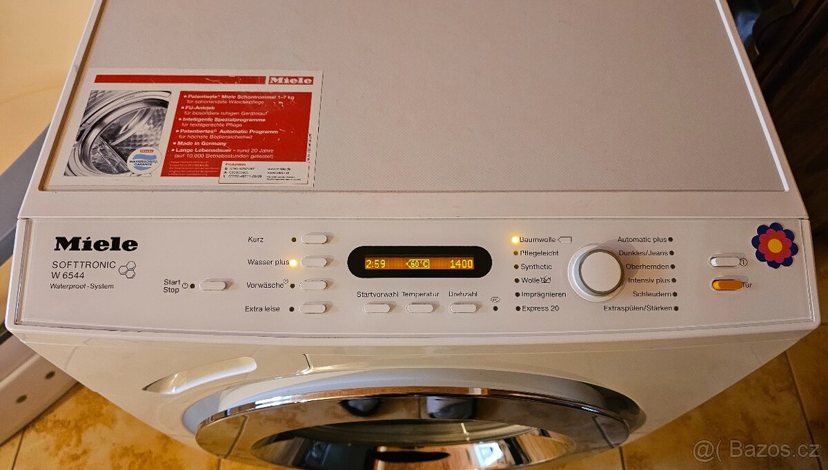 Pračka Miele W 6544 WPS - 2