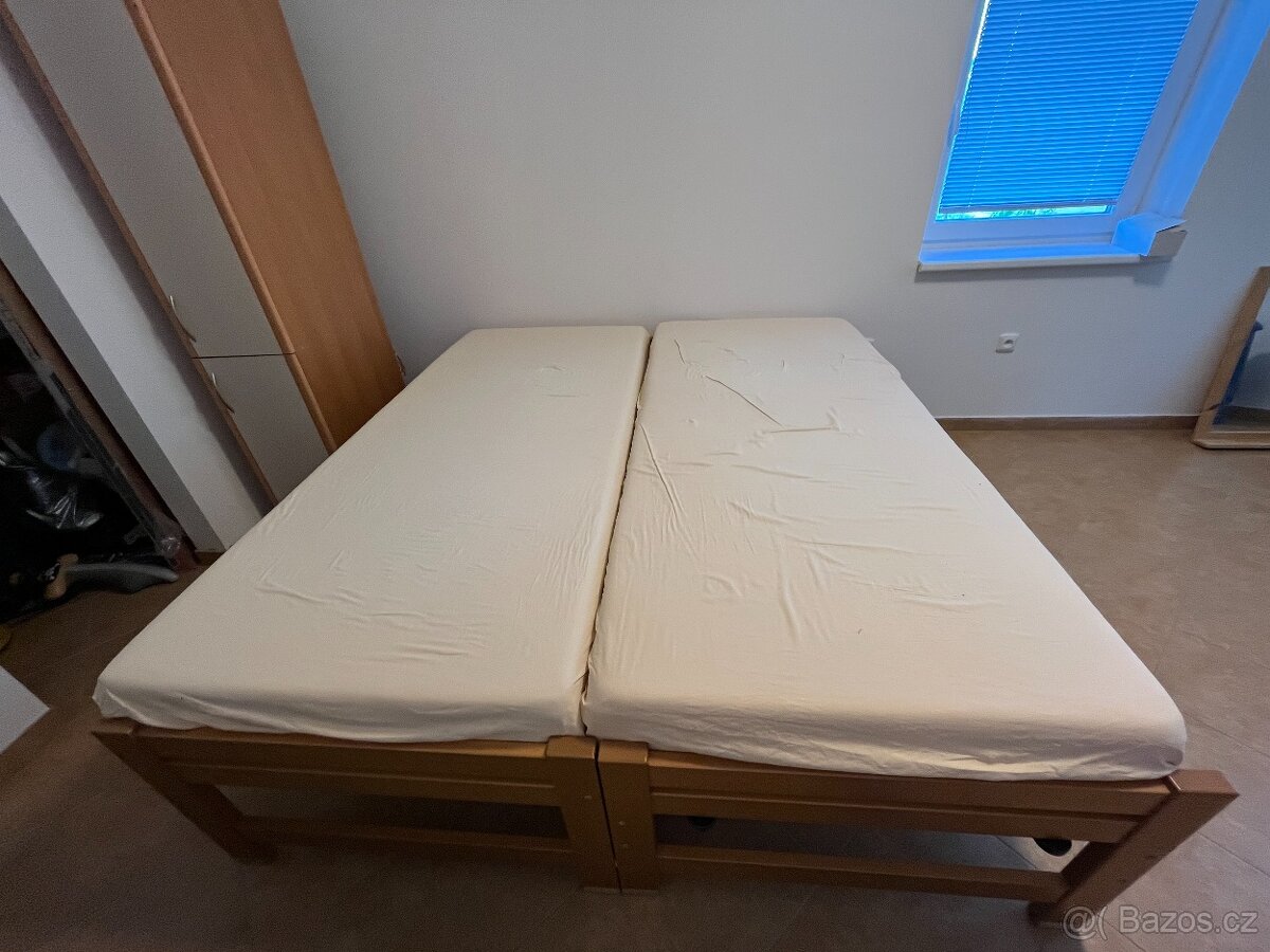 Postel z masivu 180x200 cm - 2