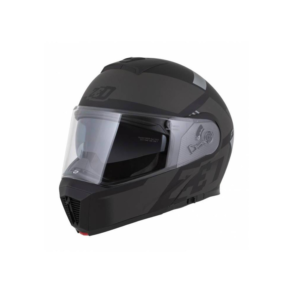 ZED F19, výklopná přilba, šedá, M - 2