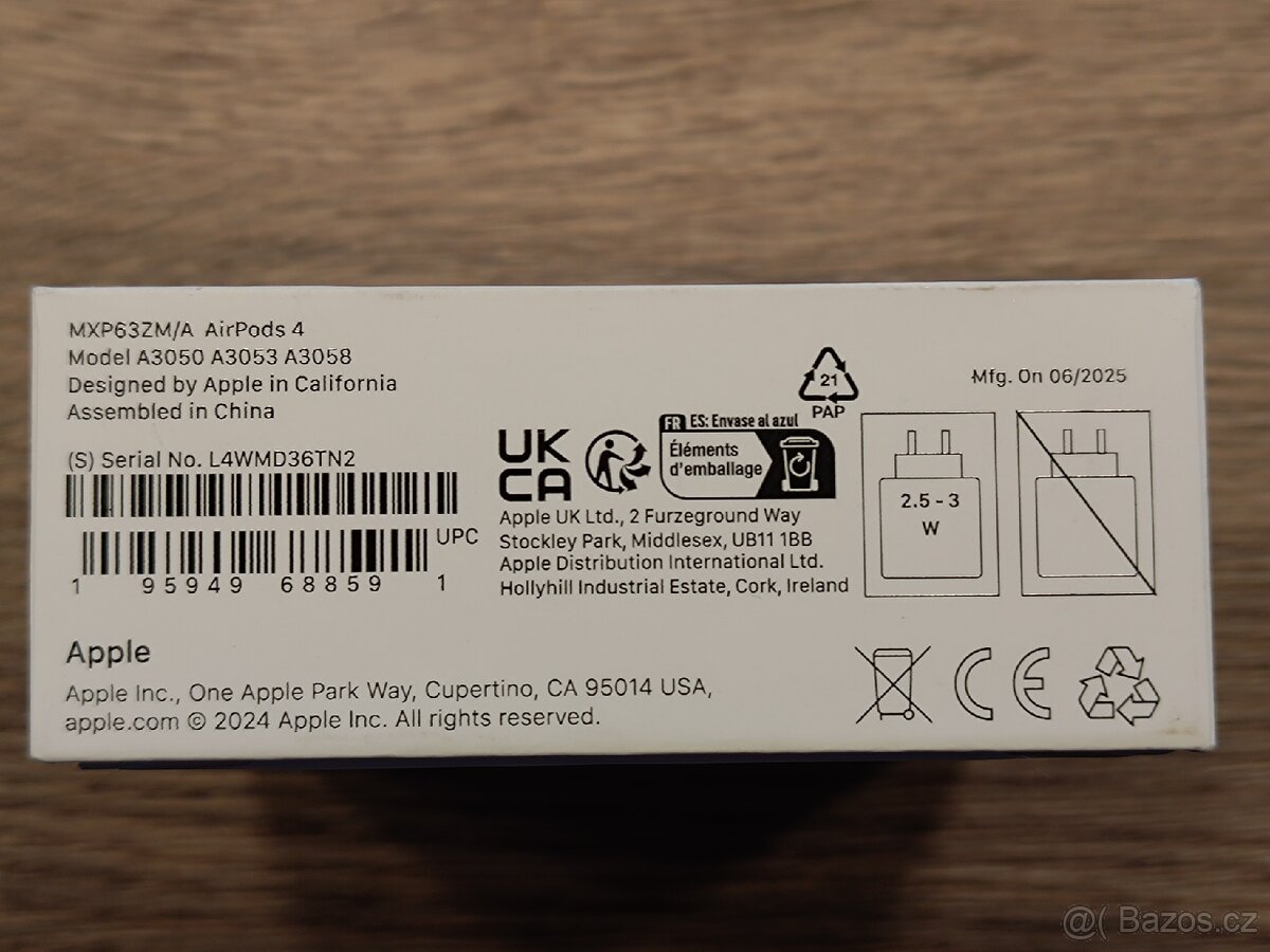 Nerozbalené Apple AirPods 4 - 2