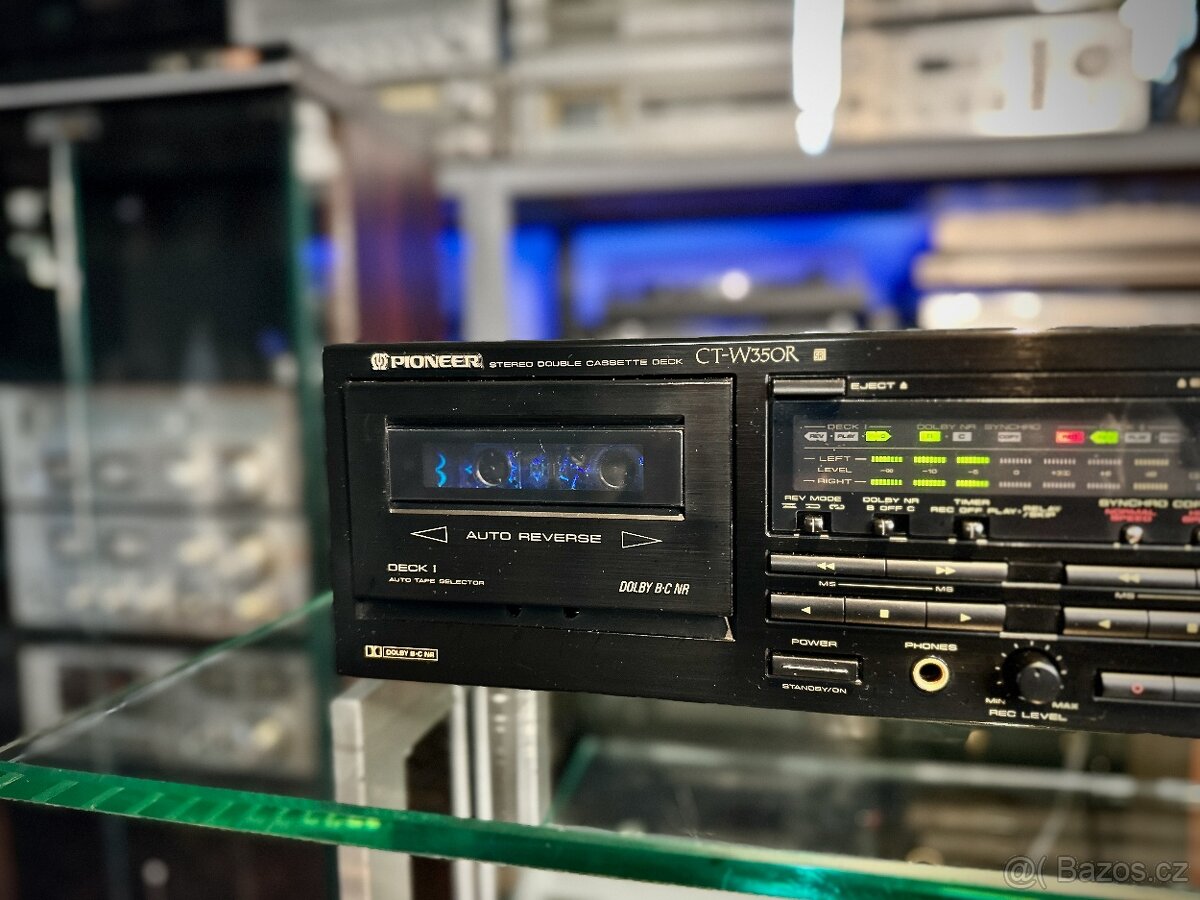 PIONEER CT-W350R (r.1990) double deck po servisu - 2
