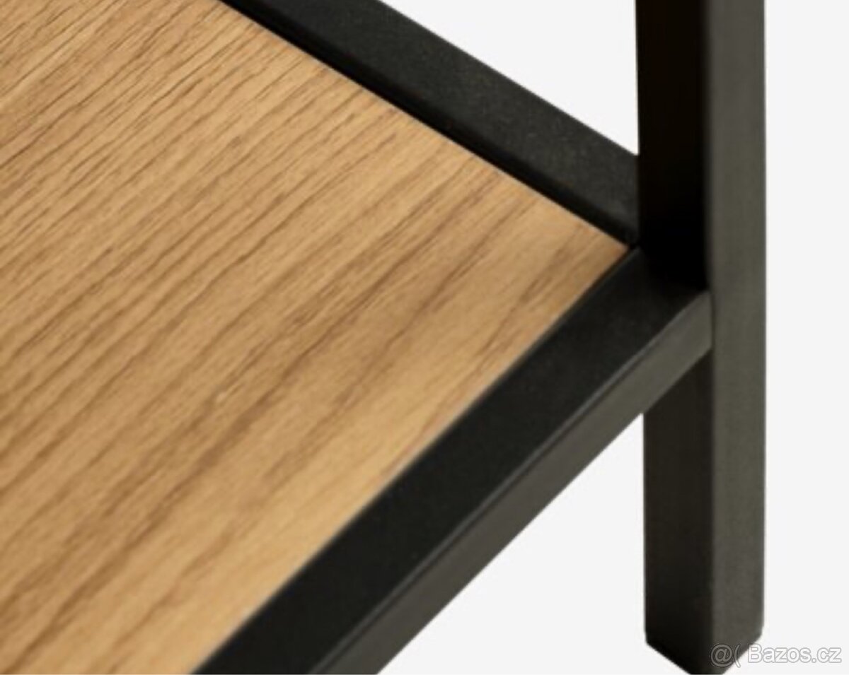 Kovový regál / knihovna – industriální styl - 2