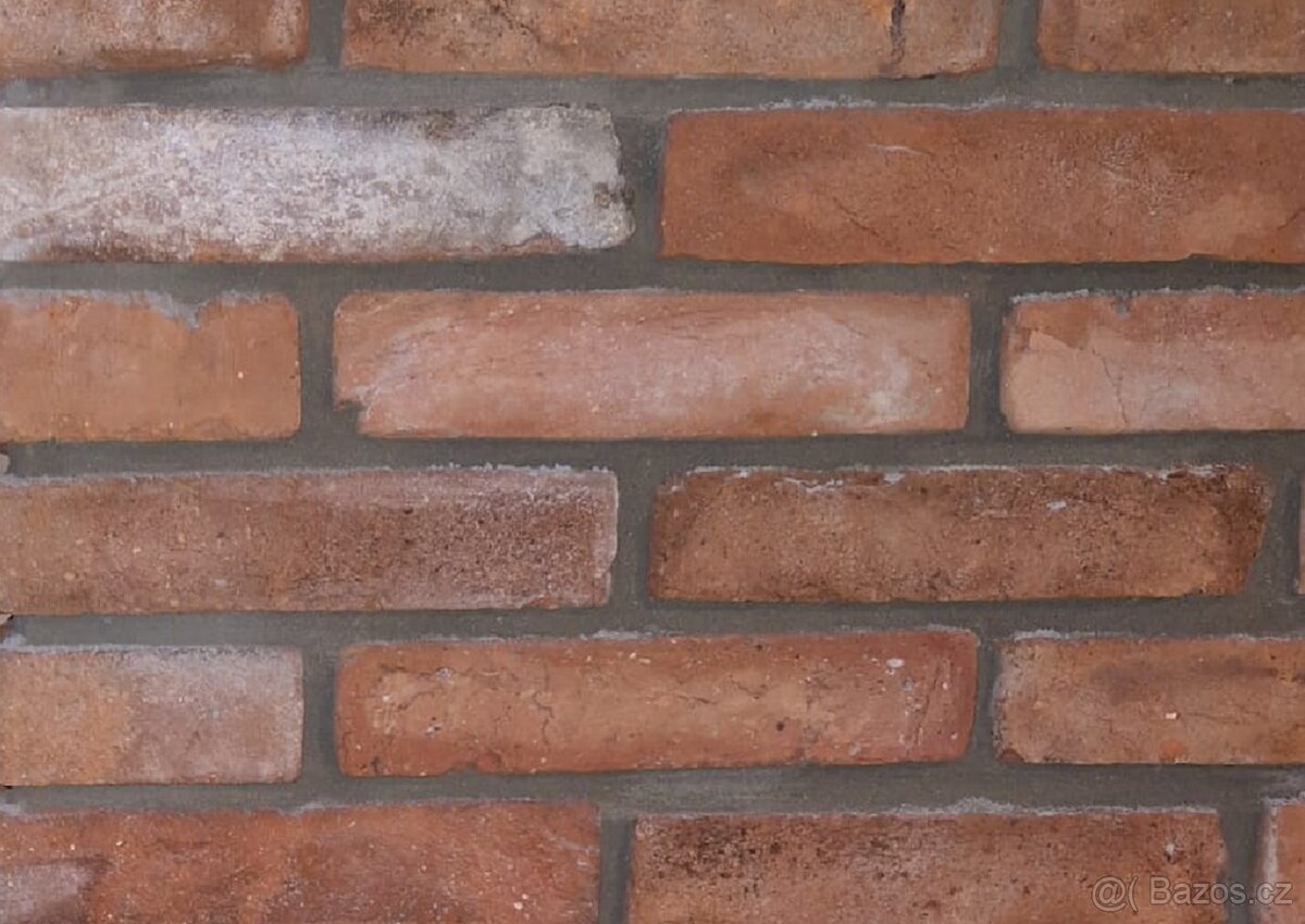 Obklad z cihel, cihlové pásky - 2