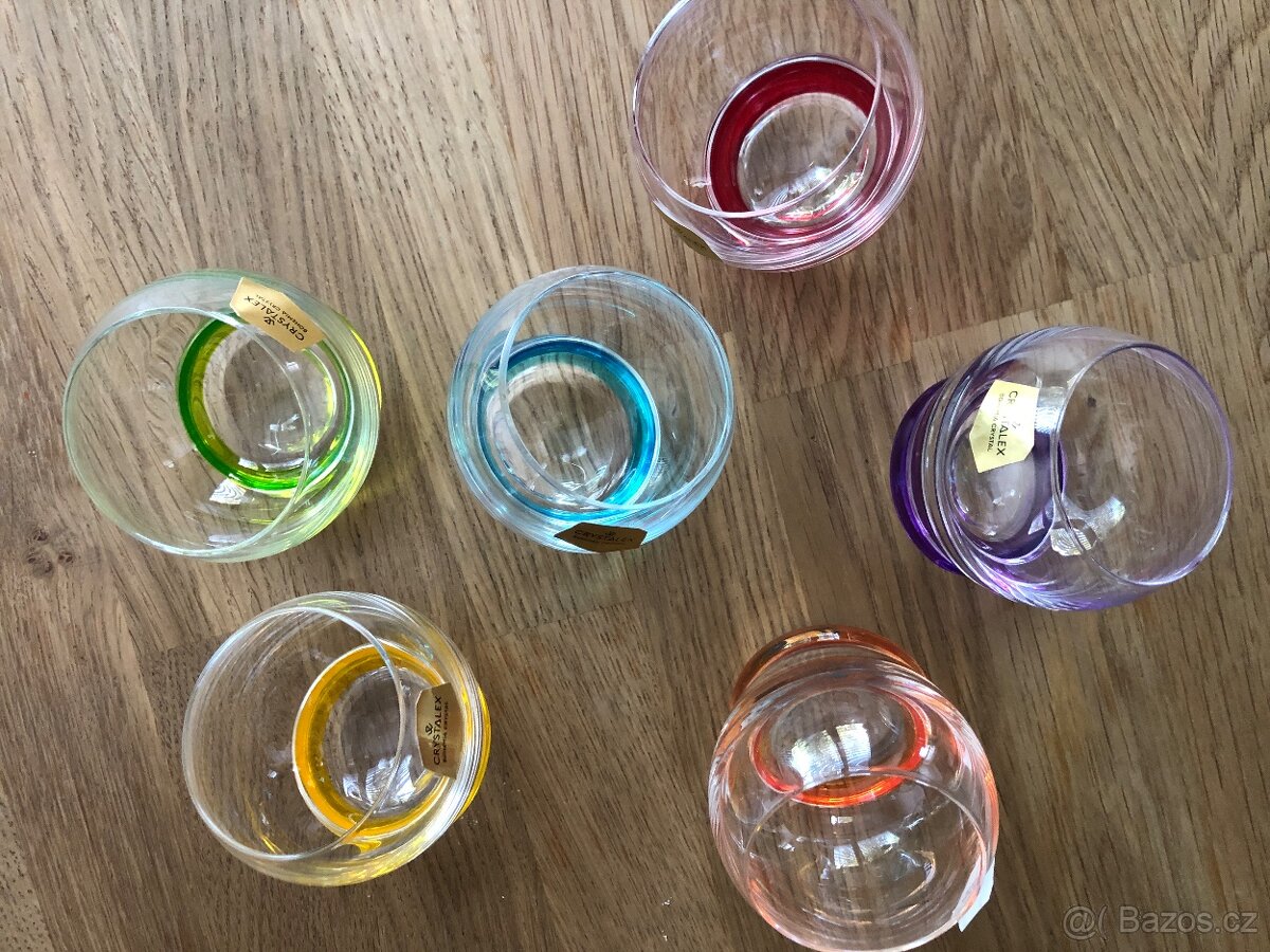 Barevné houpací sklenice - 2