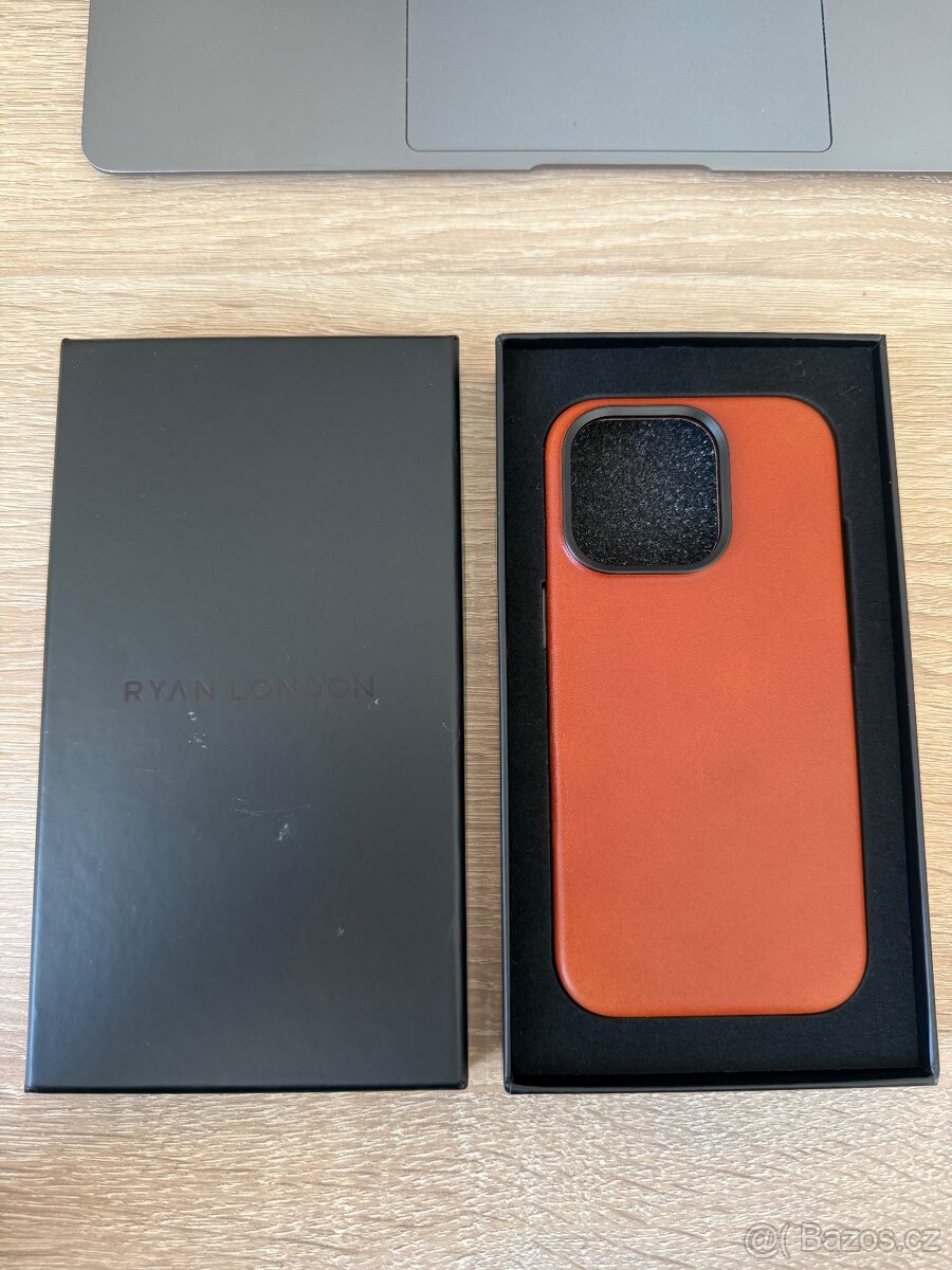 Prémiový kožený obal Ryan London iPhone 16 Pro - 2