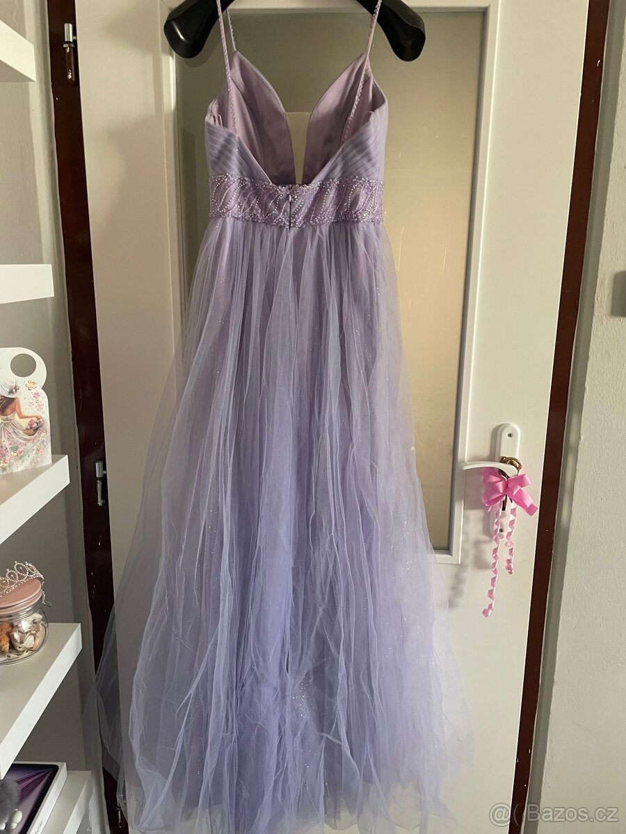 Světle fialové šaty - 2