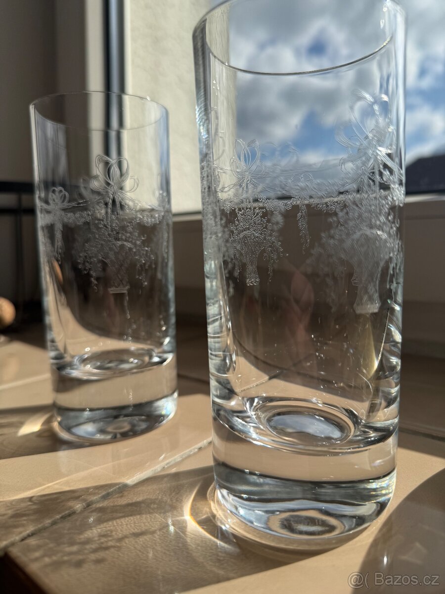 Ručně broušené skleničky - 2