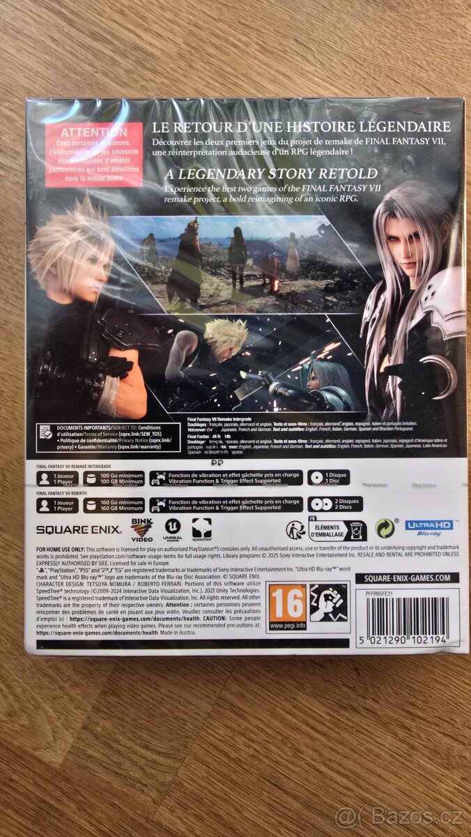 Final Fantasy VII Remake Intergrade and Rebirth Twin Pack - 2