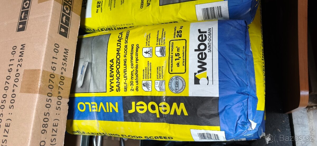 14x Weber cementová samonivelační stěrka - 2