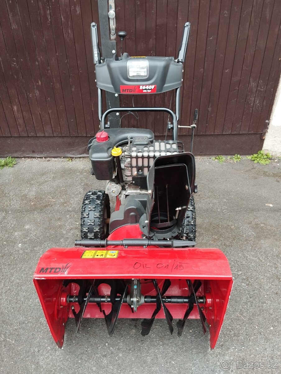 Sněžná fréza MTD E640F - 2