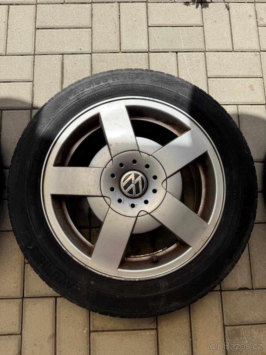Sada 5 ks originál Alu disku VW - 2