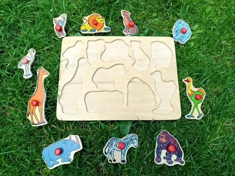 Dřevěné puzzle - 2