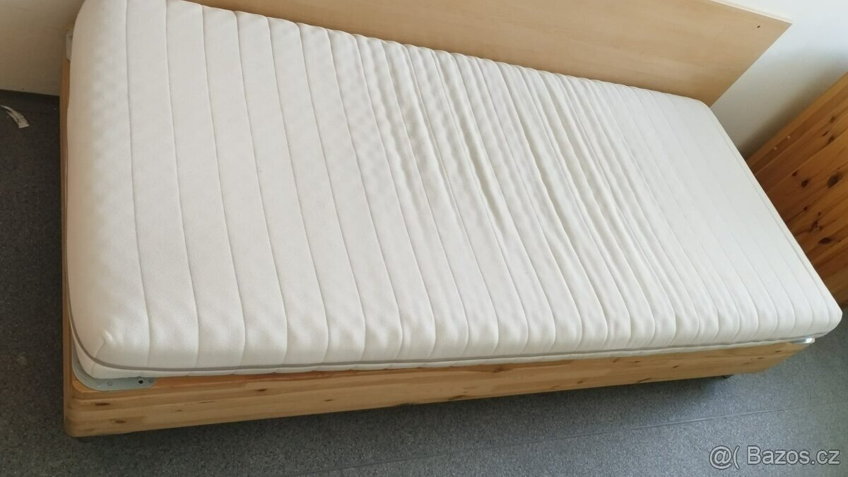 Prodám postel 200x90 MASIV - 2