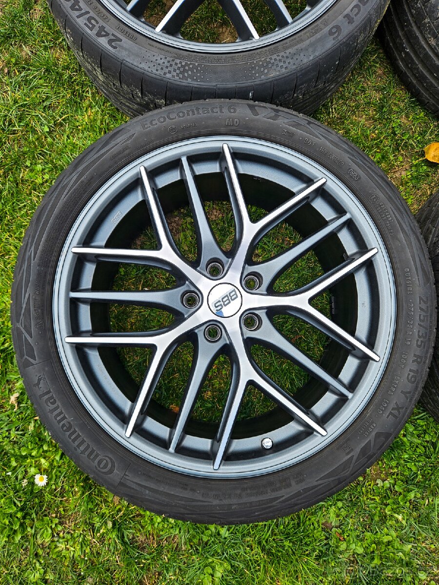 BBS CC-R R19 5x112 Graphite Diamondcut + TPMS - 2