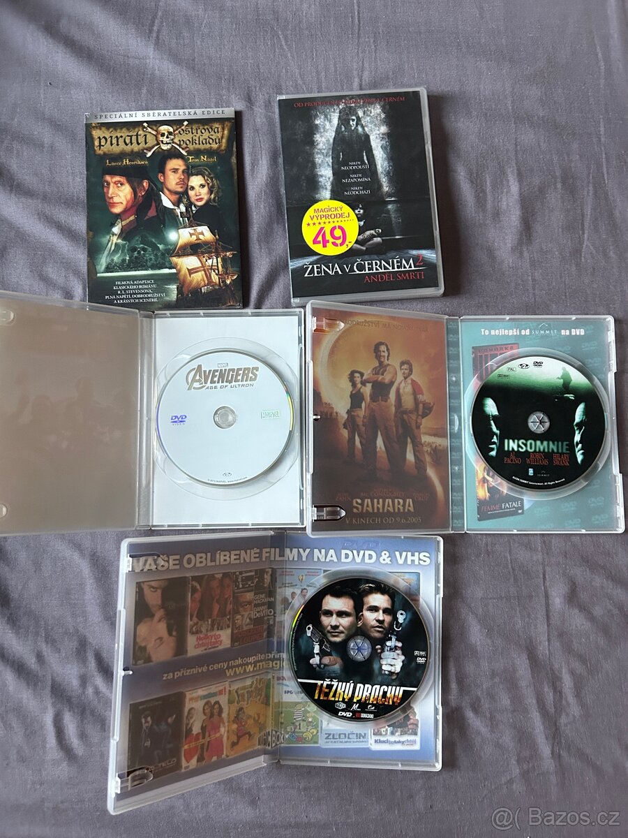 Originální filmové DVD (5ks) - 2