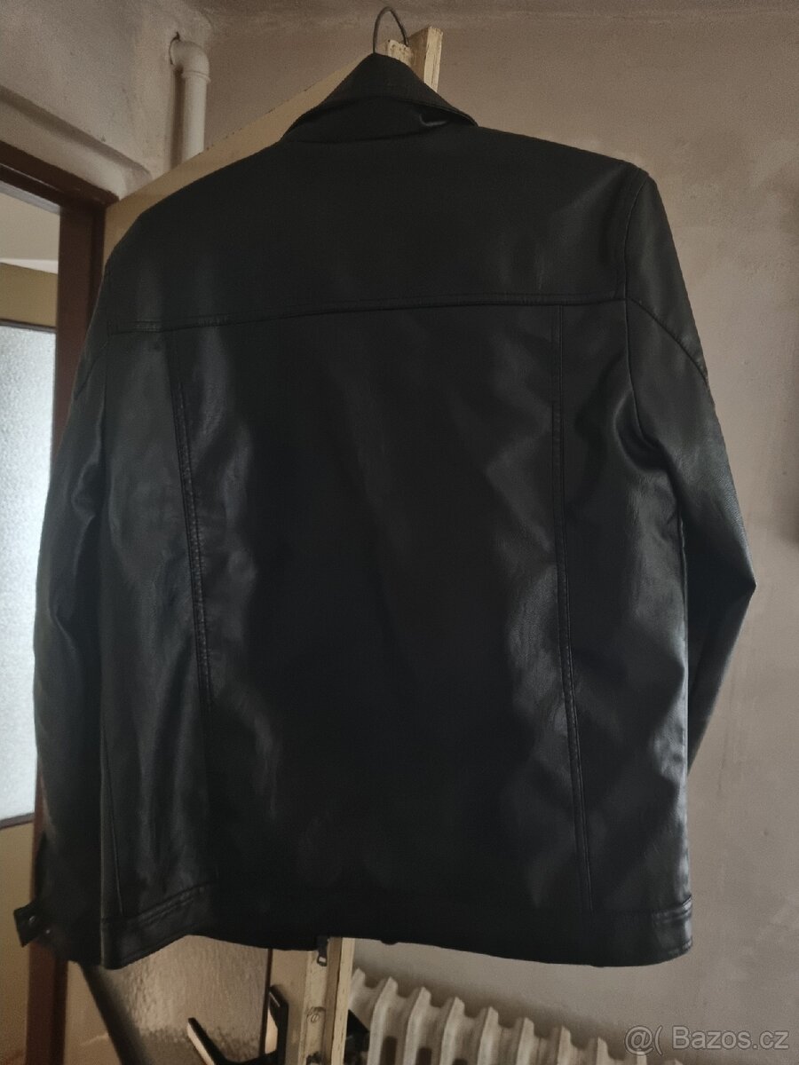 PRODÁM koženou černou bundu - 2