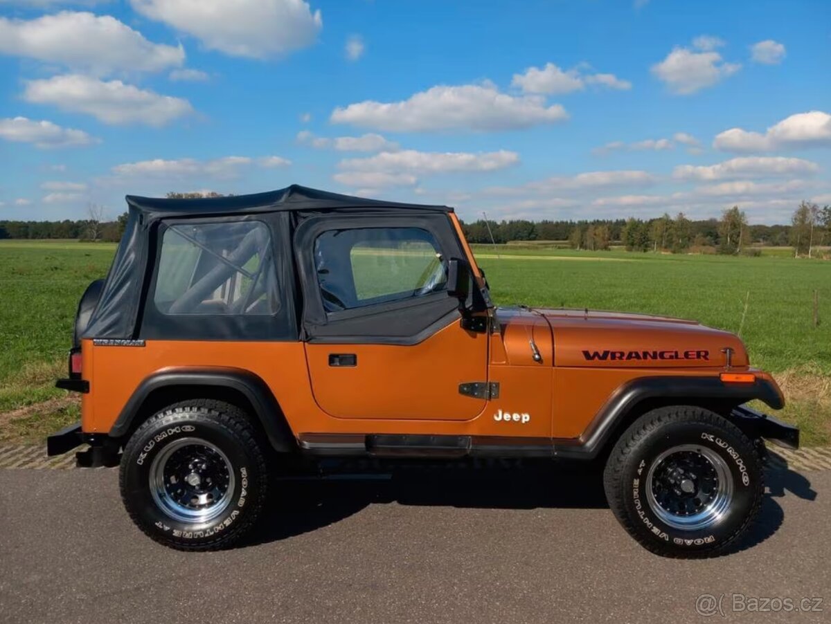 Jeep Wrangler YJ 4.2 6válcový benzínový, rok výroby 1987