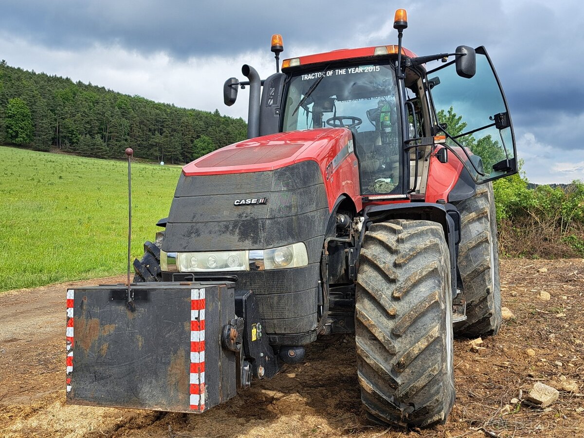 Traktor Case a štěpkovač - 2