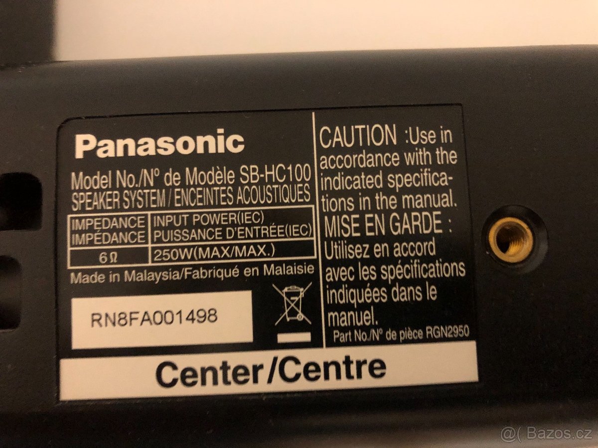 -Panasonic reproduktory pro domácí kino - 2
