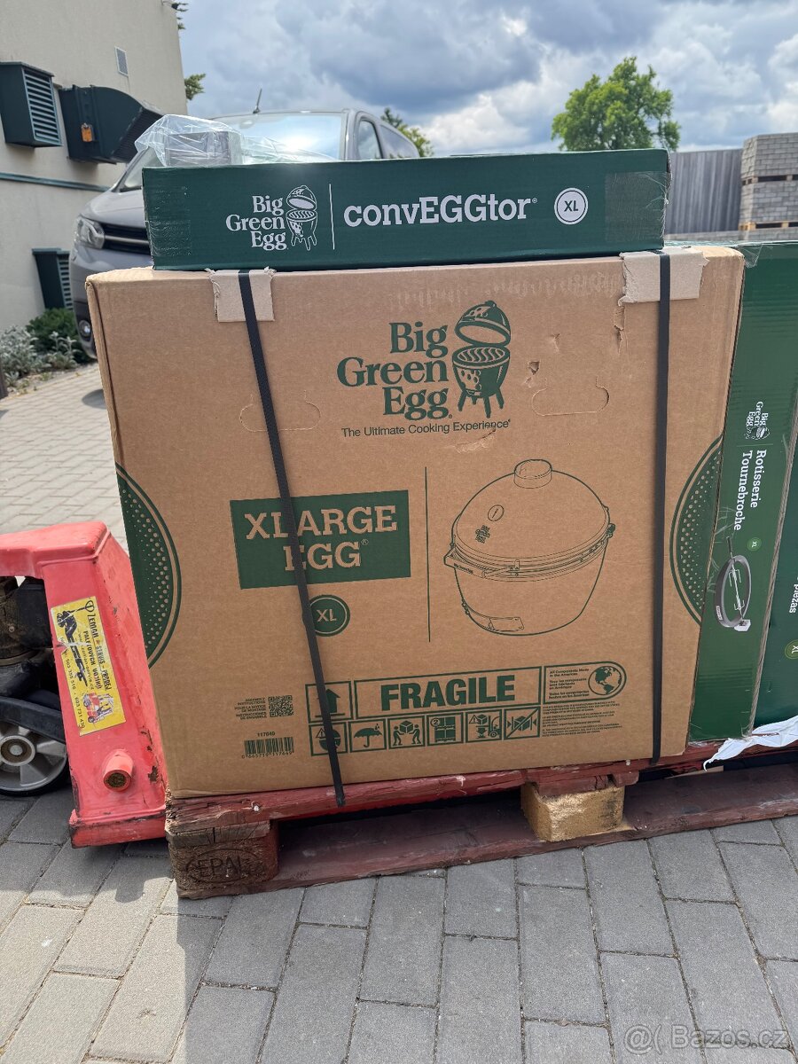 Big Green Egg XL – originálně zabalený s bohatým příslušenst - 2